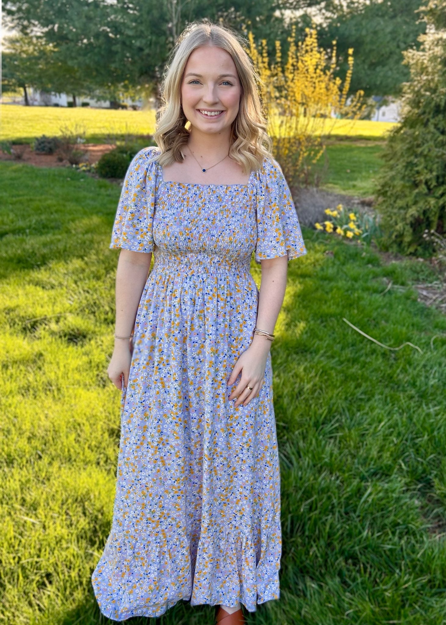 Floral Midi Dress | Meredith & Co. Boutique